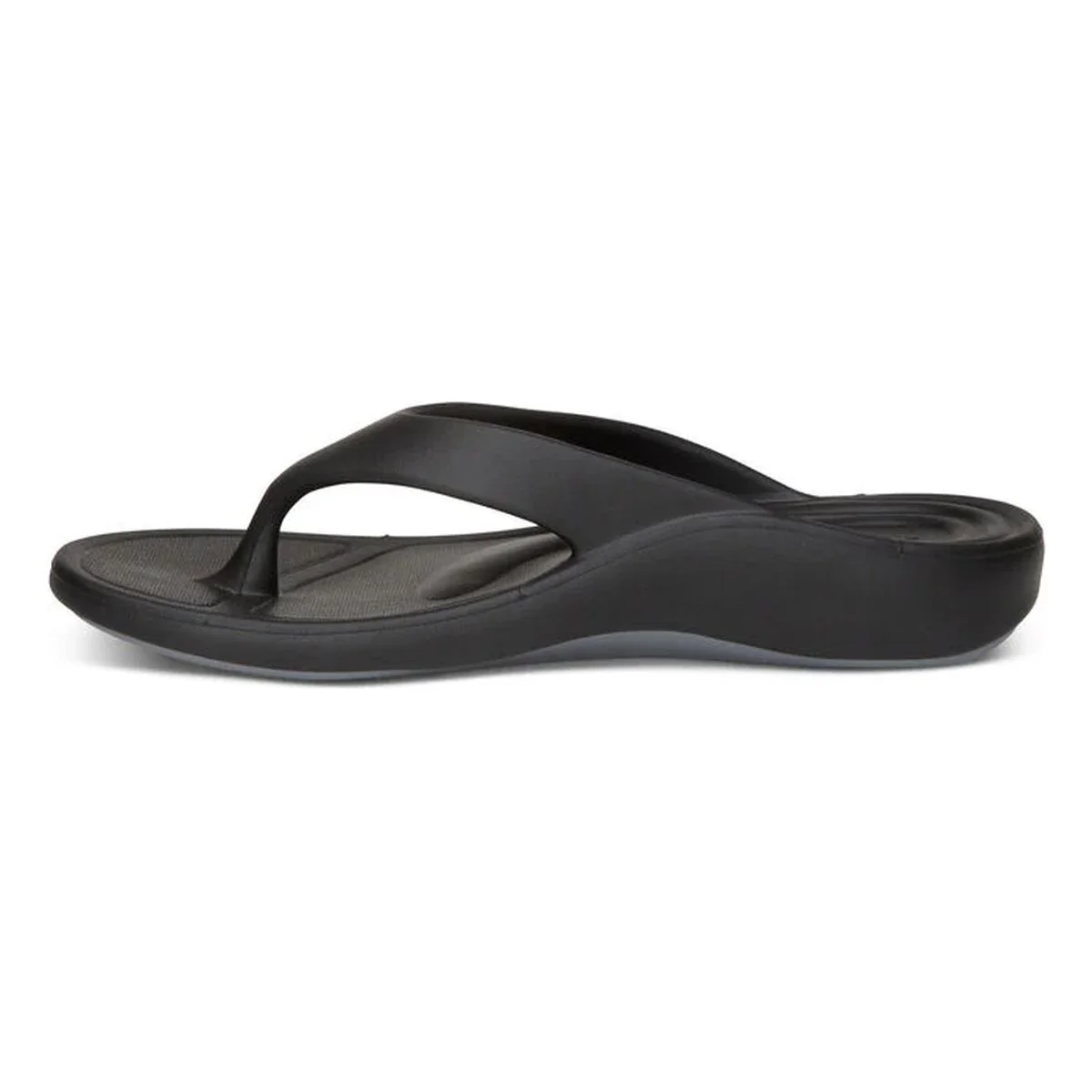 Aetrex Maui Women's Orthotic Flips – Black - Image 2