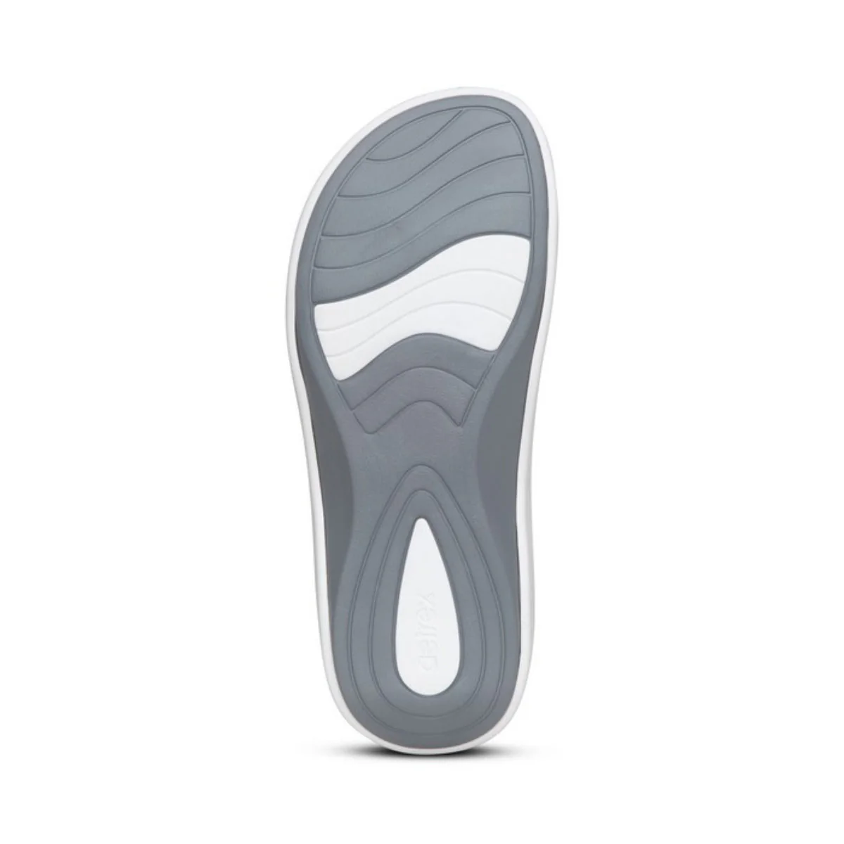 Aetrex Maui Women's Orthotic Flips – White Gloss - Image 3