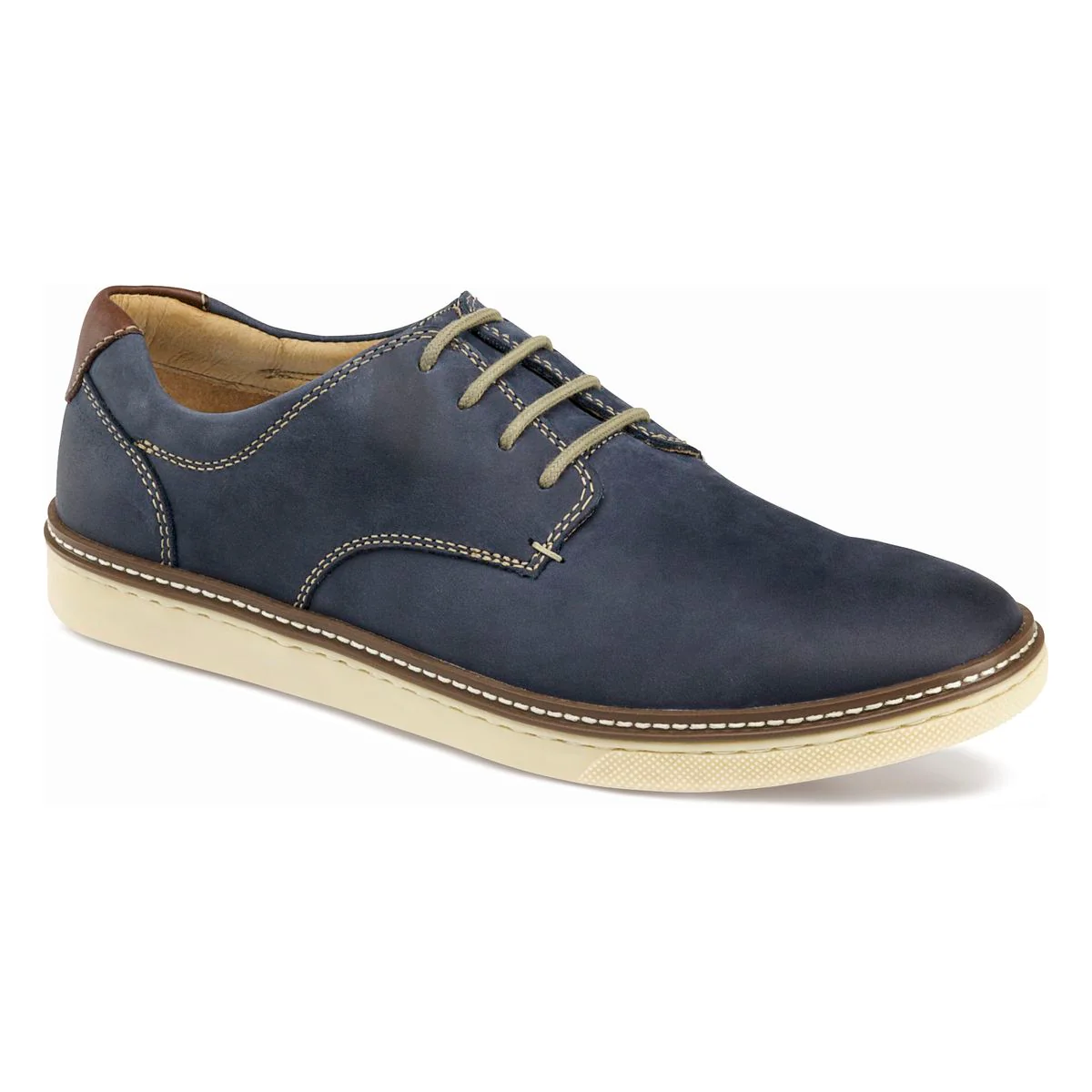 Johnston & Murphy McGuffey Plain Toe Men's Casual Dress Shoe in Navy