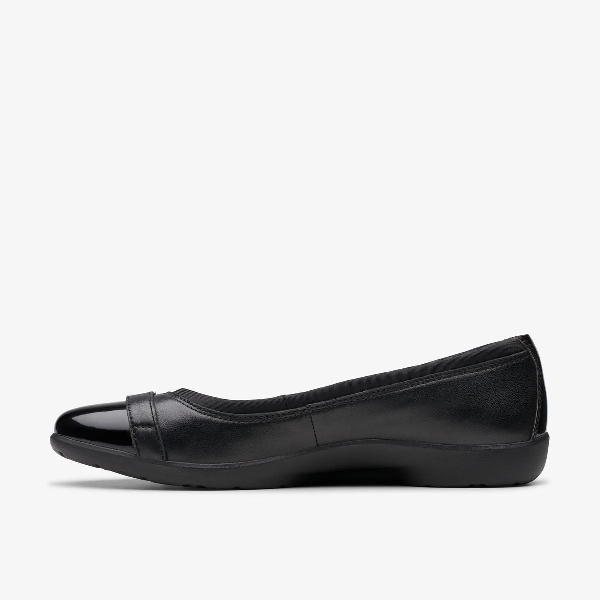 Clarks Meadow Rose Women's Ballet Flats in Black - Image 7