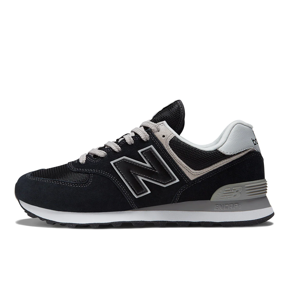 New Balance Men's 574 Casual Shoe in Black - Image 2