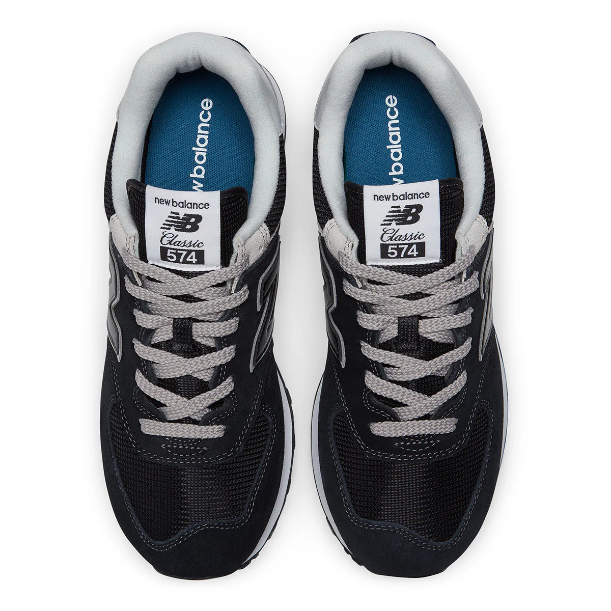 New Balance Men's 574 Casual Shoe in Black - Image 3