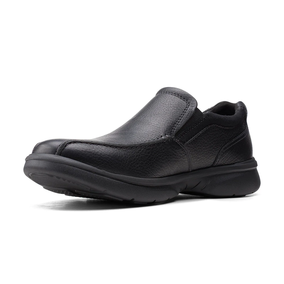 Clarks Men's Bradley Step Casual Slip ON in Black - Image 4