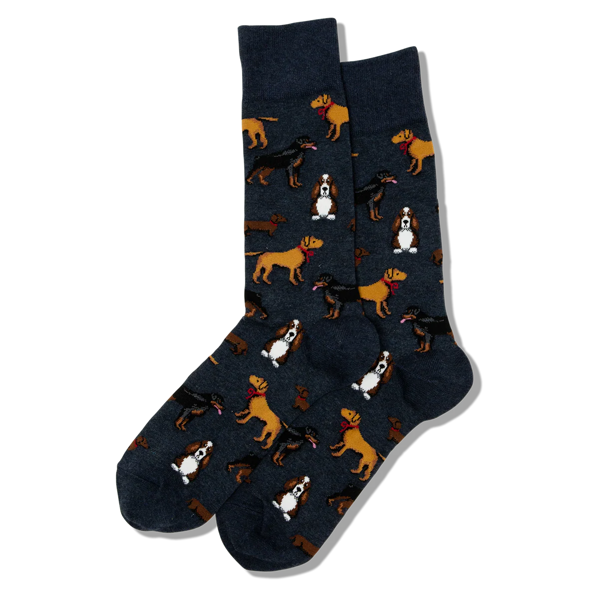 Men's Multi Dogs Crew Socks