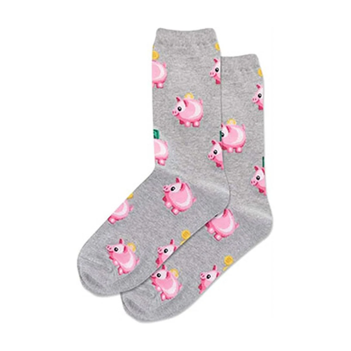 Hotsox Men's Piggy Bank Socks
