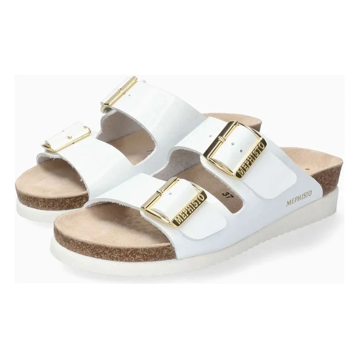 Mephisto Hester Women's Sandals in White Patent - Image 2