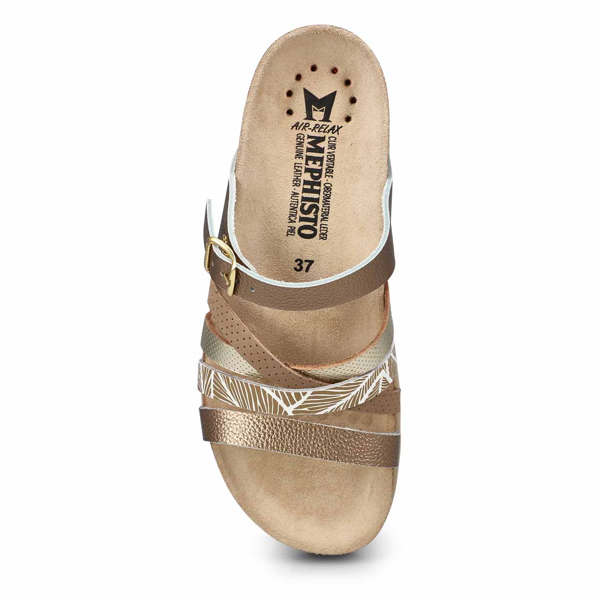 Mephisto Huleda Women's Sandals in Platinum - Image 3