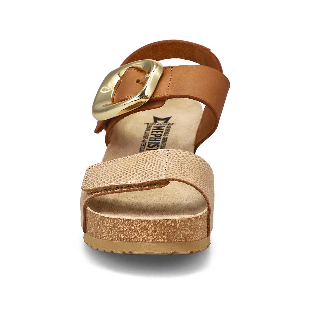 Mephisto Leandre Women's Wedge Sandals in Light Sand - Image 2