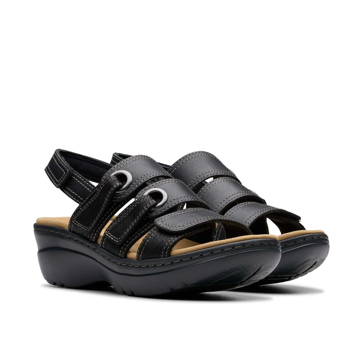 Clarks Merliah 2 Bali Women's Sandals in Black - Image 4