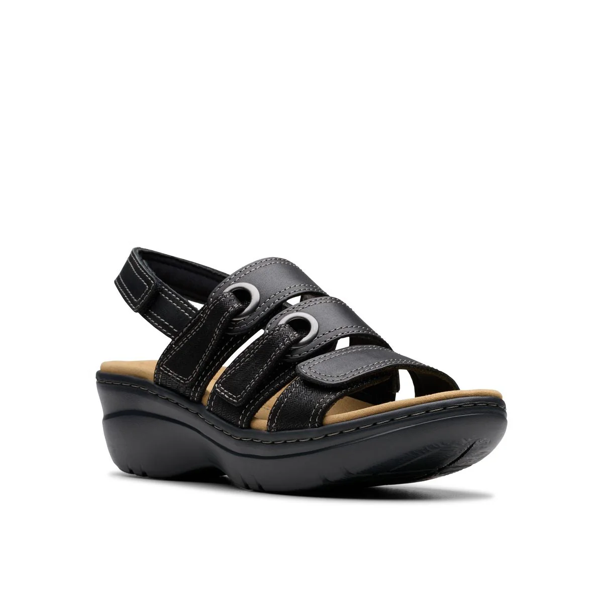 Clarks Merliah 2 Bali Women's Sandals in Black - Image 7