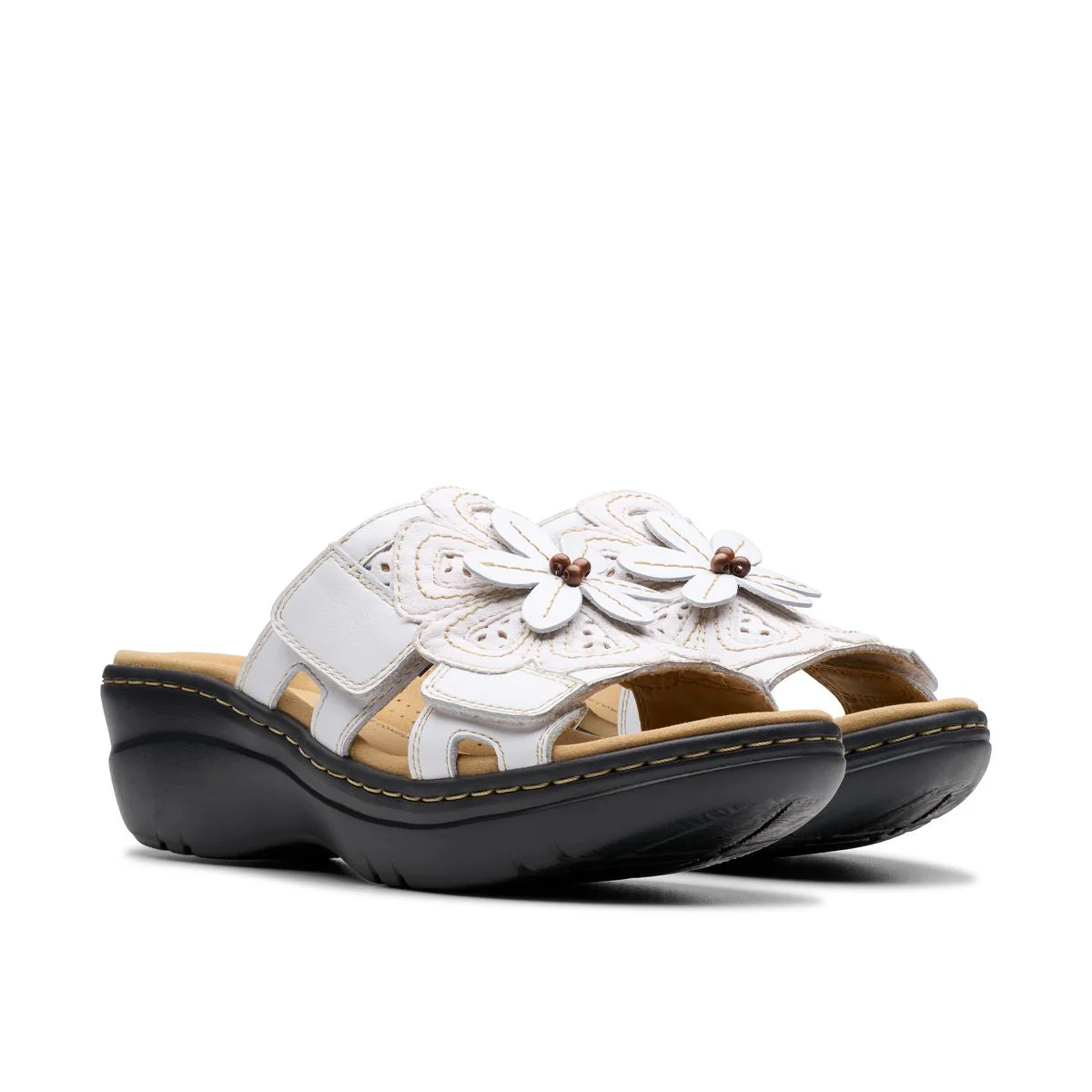Clarks Merliah 2 Belle Women's Sandals in White - Image 4