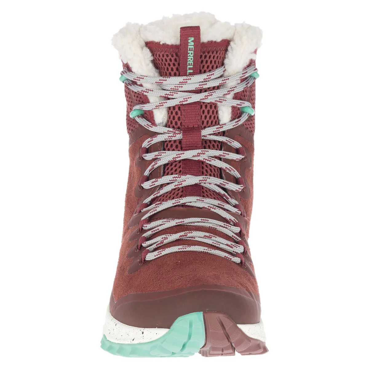 Merrell Bravada Polar Waterproof Sable Winter Boot in Red - Image 3