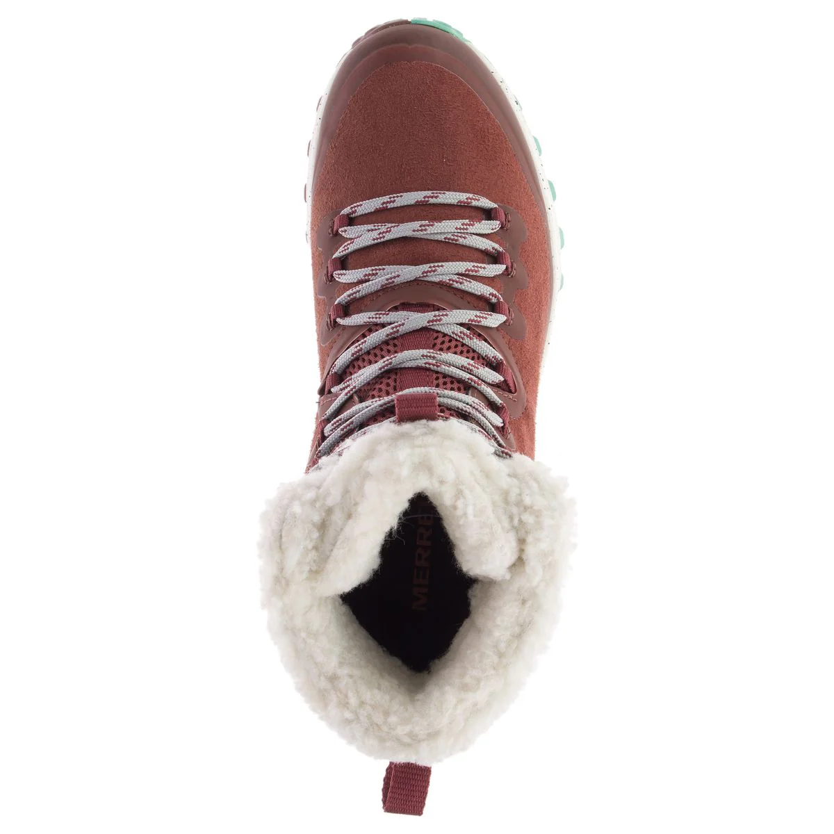 Merrell Bravada Polar Waterproof Sable Winter Boot in Red - Image 8