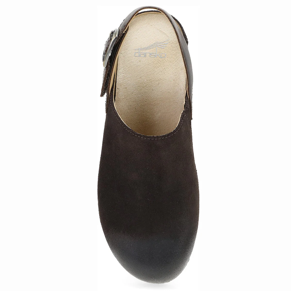 Merrin Women's Mule with Adjustable backstrap in Chocolate - Image 3