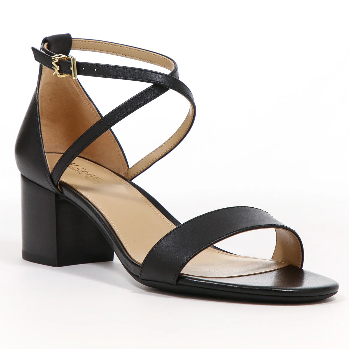 Michael Kors Serena Flex Leather Heeled Sandal