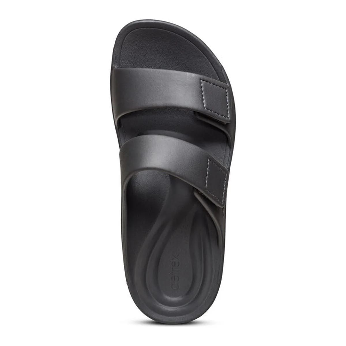 Aetrex Milos Men's Orthotic Slides - Image 4