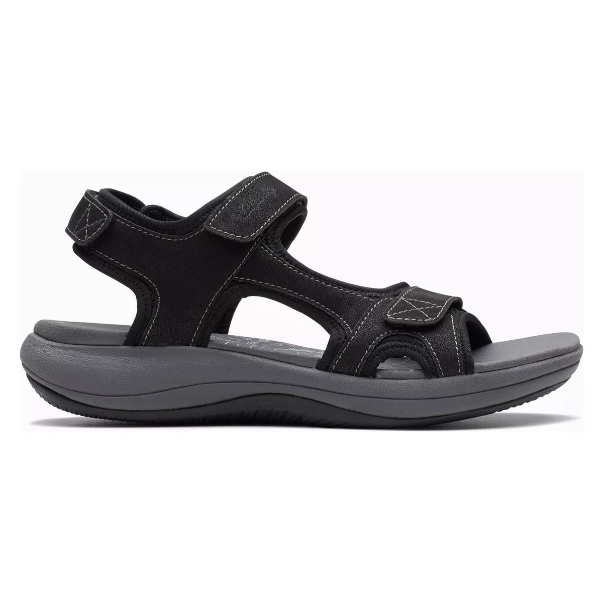 Clarks Mira Bay Women's Strap Sandal in Black - Image 2