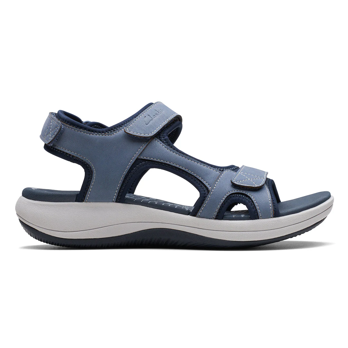 Clarks Mira Bay Women's Strappy Sandals in Denim Blue - Image 7