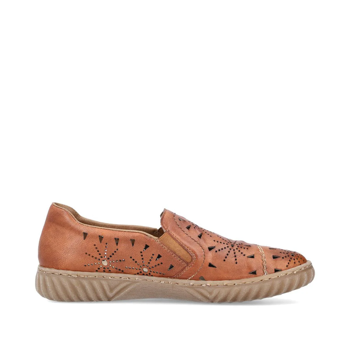 N0967 Brown Slip On Shoe - Image 3
