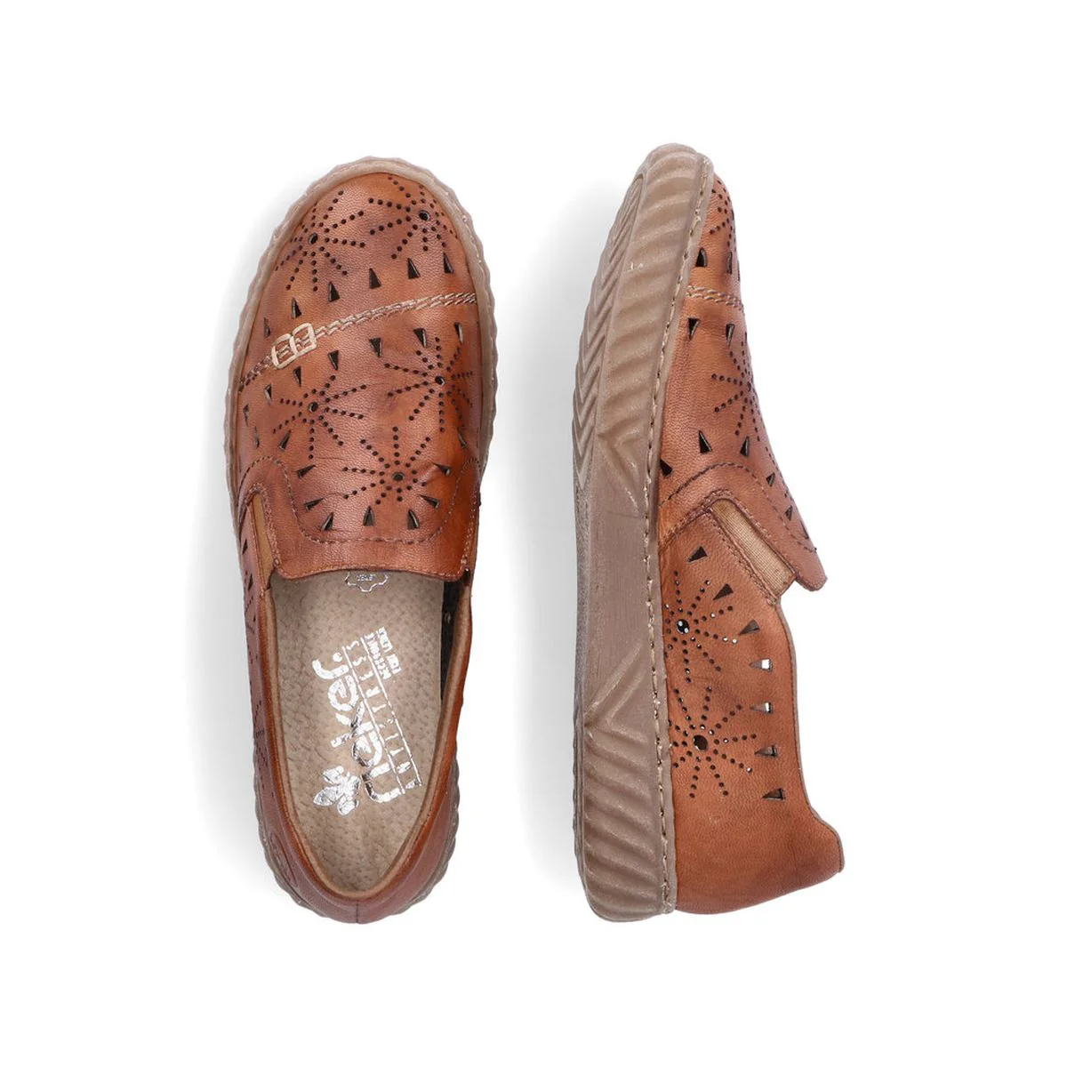 N0967 Brown Slip On Shoe - Image 5