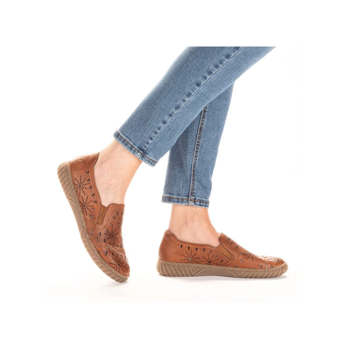 N0967 Brown Slip On Shoe - Image 7