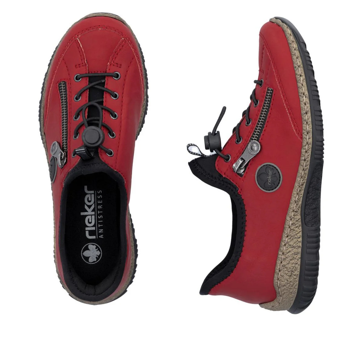 N3267 Ready to Go Sneaker in Red - Image 4