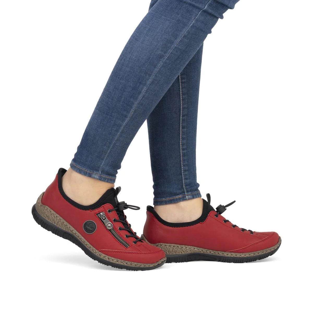 N3267 Ready to Go Sneaker in Red - Image 5