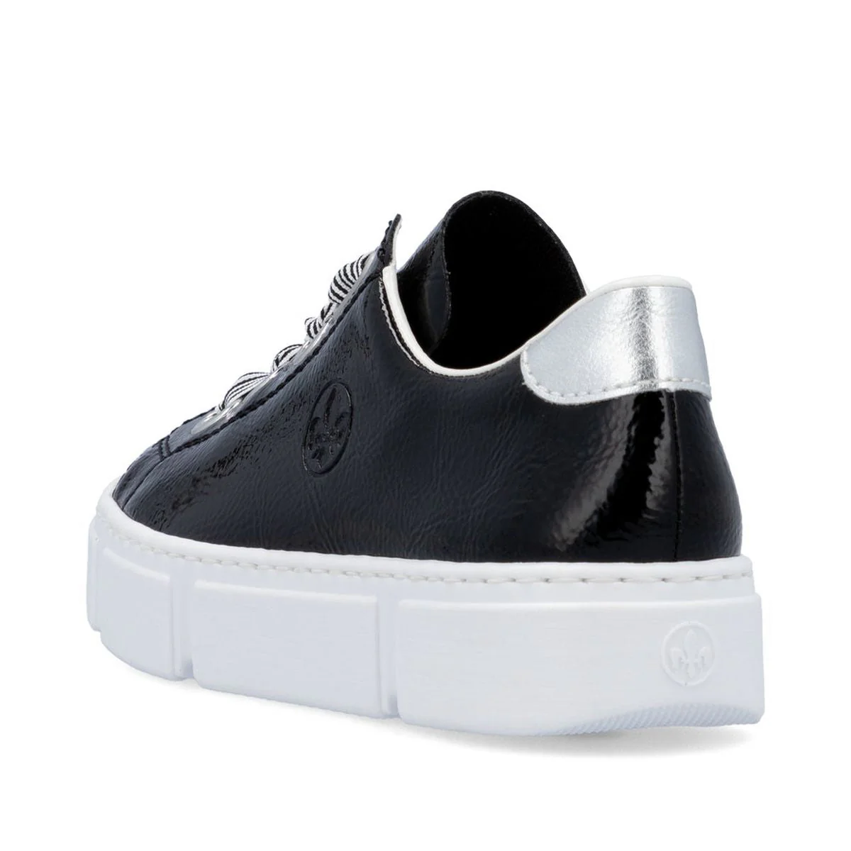 N59A1 Glossy Black Sneakers - Image 3
