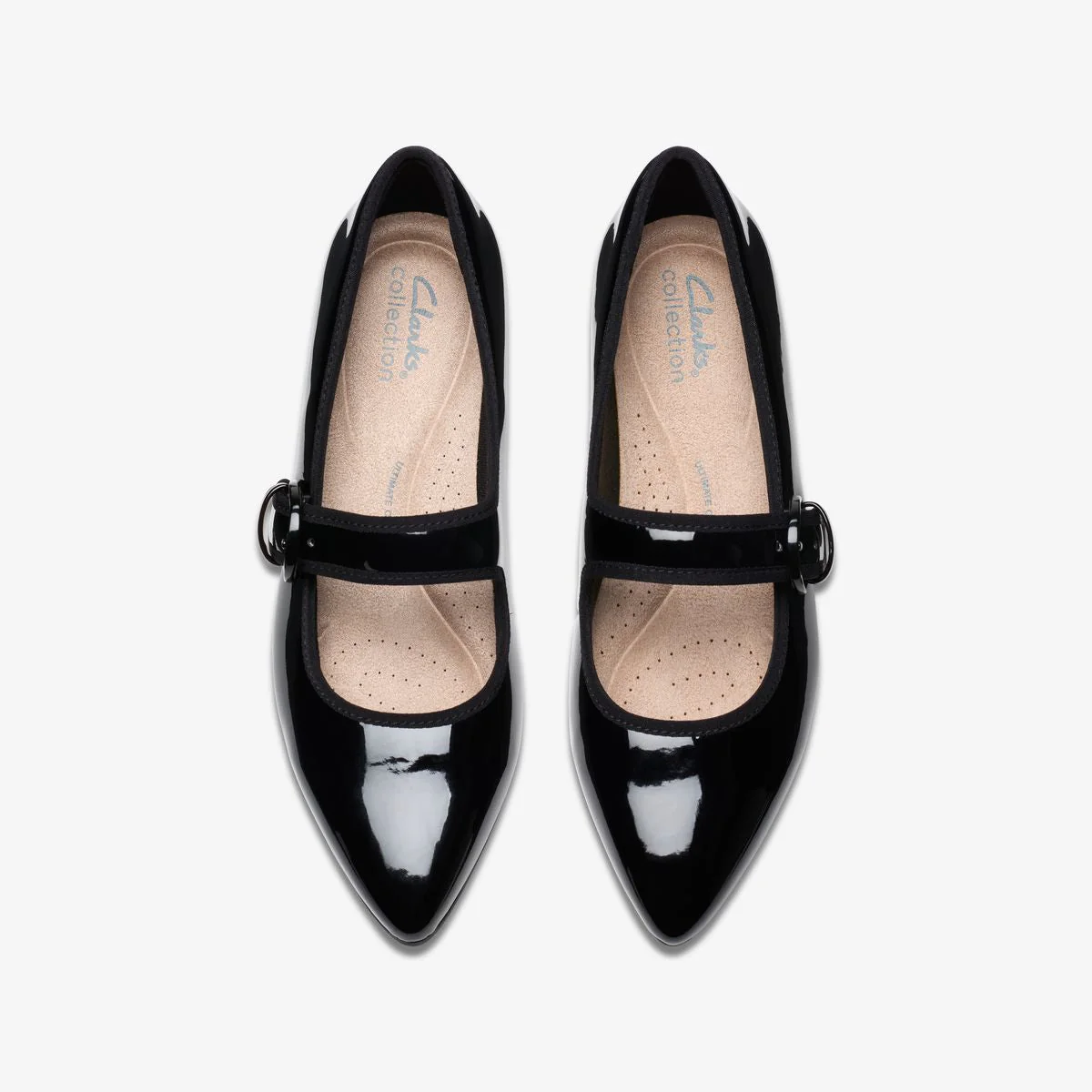 Clarks Natalyn Mary Jane Women's Flats in Black - Image 3