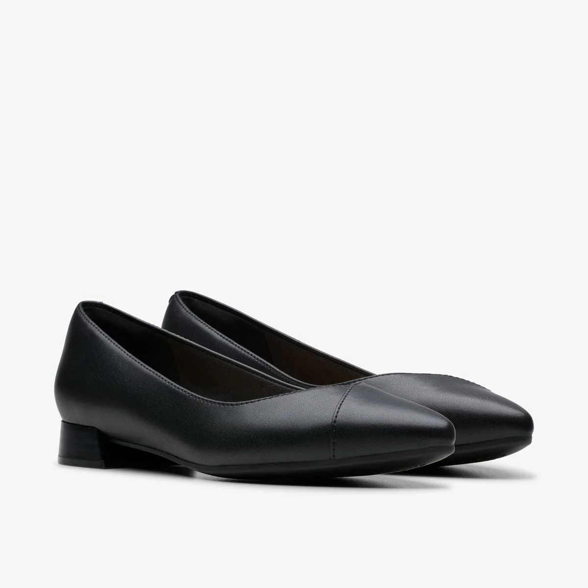 Clarks Natalyn Wish Plum Women's Leather Ballerina Flats in Black - Image 4