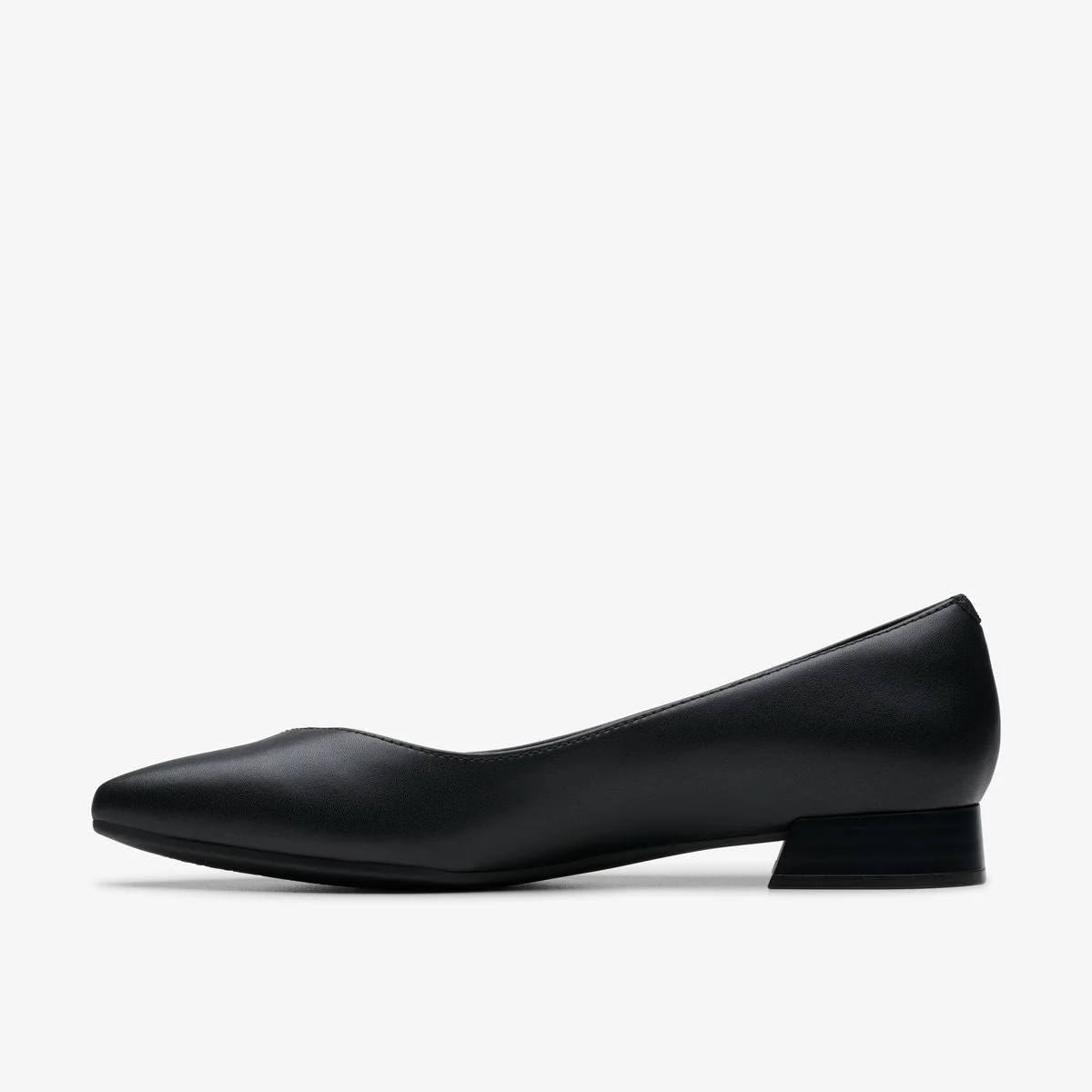 Clarks Natalyn Wish Plum Women's Leather Ballerina Flats in Black - Image 6
