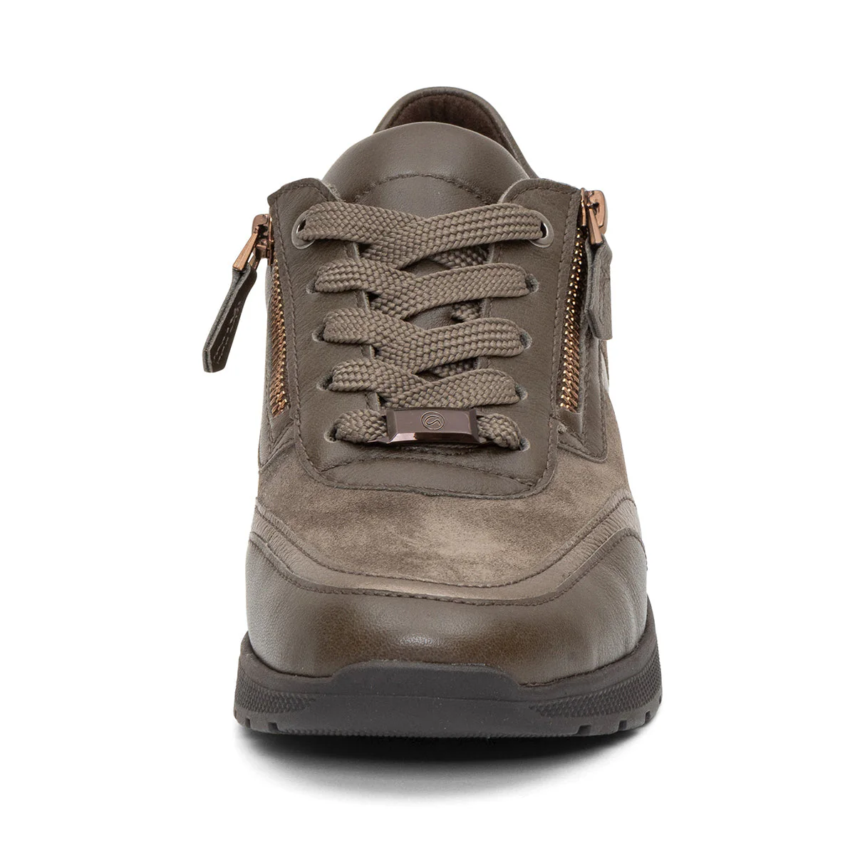 Ara Nevada II Women's Wedge Sneaker In Brown - Image 7
