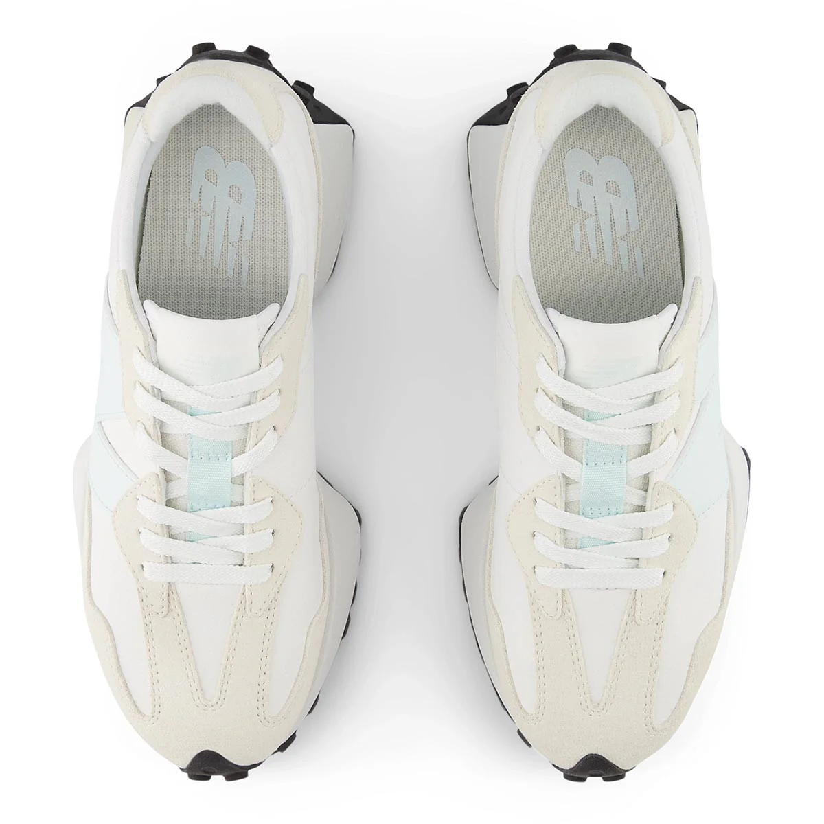 New Balance Women’s 327 Classic Retro Runner — Off White/Blue - Image 5