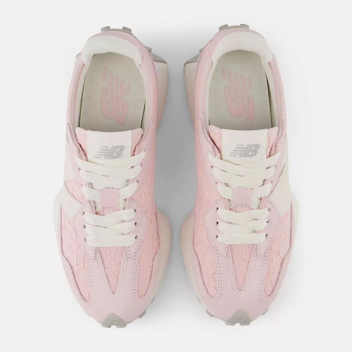 New Balance Women’s 327 Classic Retro Runner — Rose Sugar/Sea Salt - Image 4
