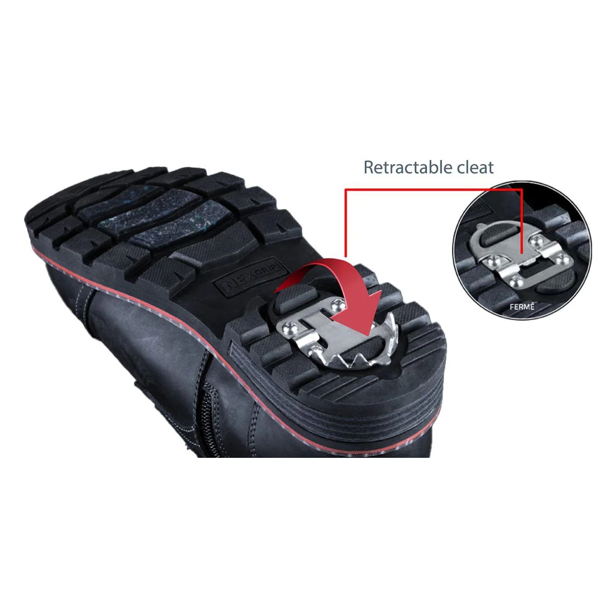 NEXGRIP Flint 3 Men's Boot in Black - Image 3