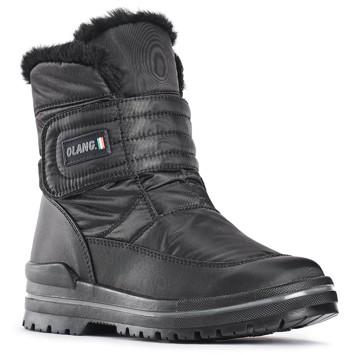 Olang Luna Women's Velcro Boots in Black