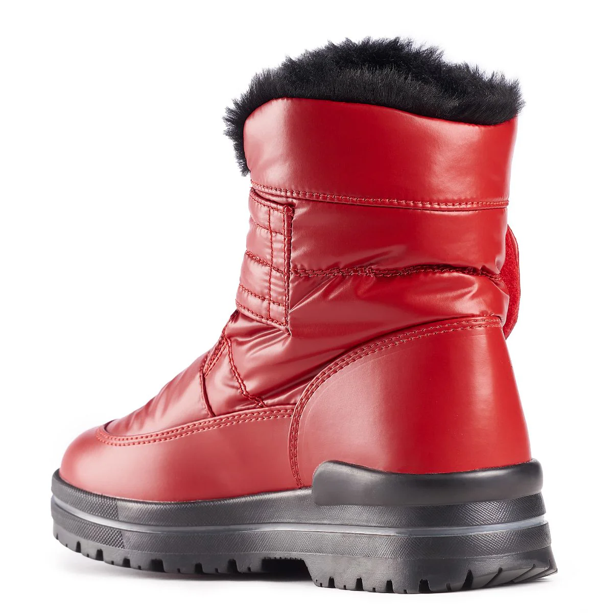 Olang Luna Women's Velcro Boots in Rosso - Image 2