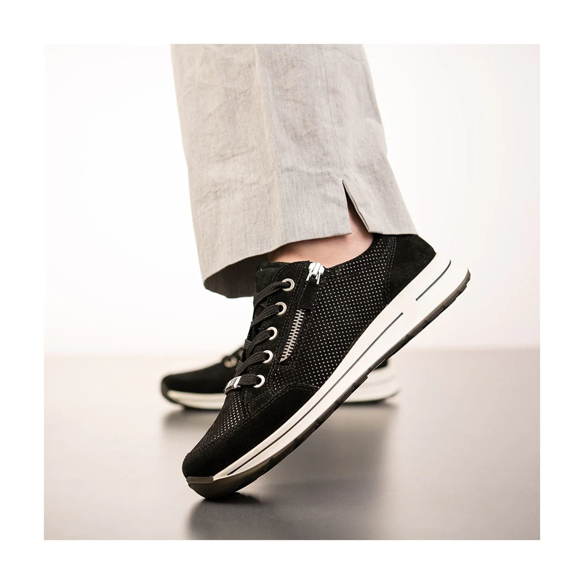 Oleanna Side Zip Sneaker - Image 7