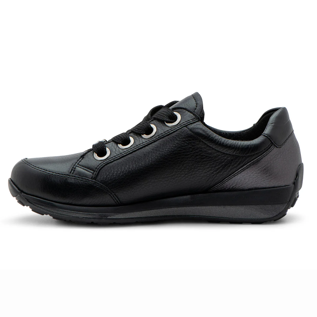 Ara Ollie Women's Zip Sneaker In Black - Image 3