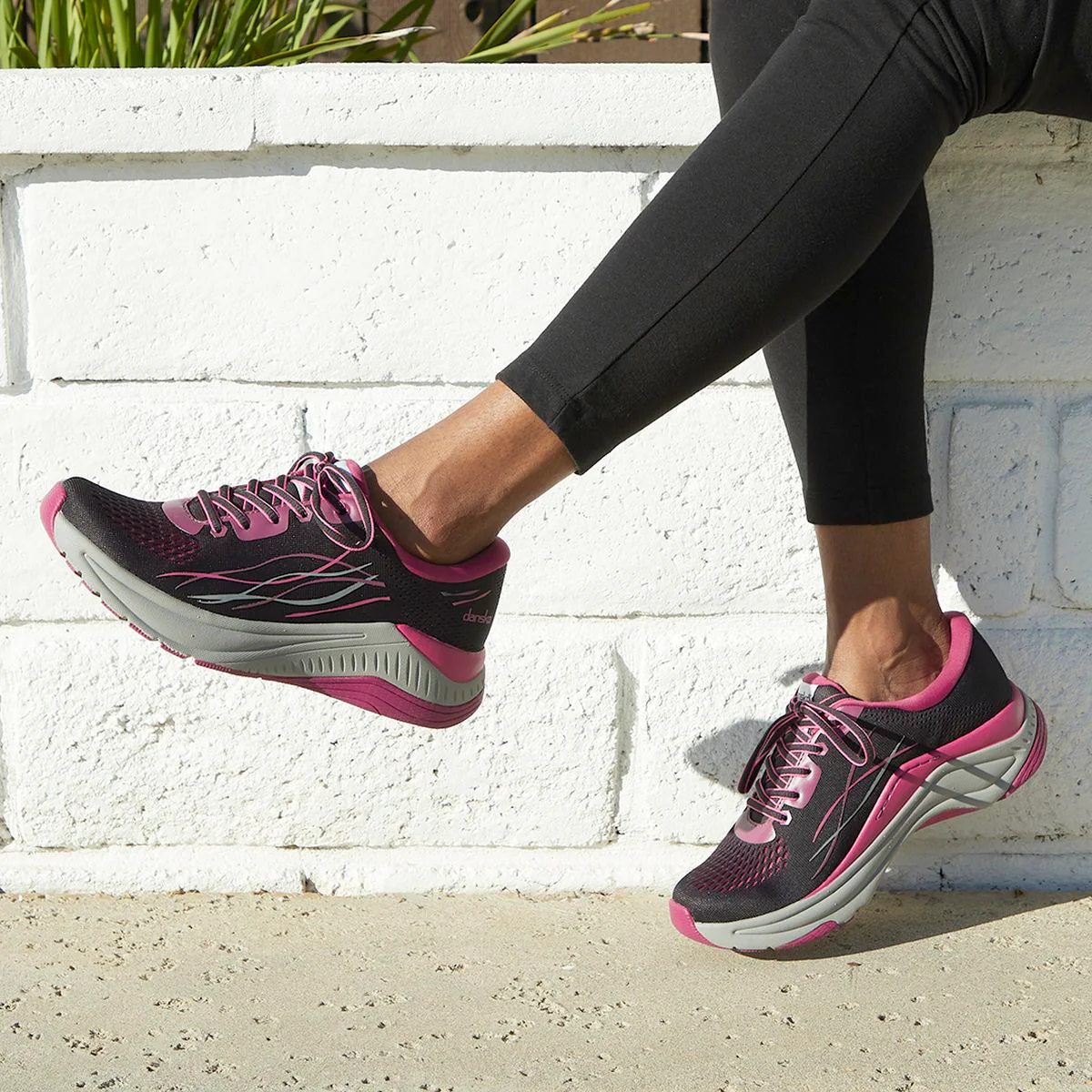 Dansko Pace Mesh Women's Sneaker in Blackberry - Image 3
