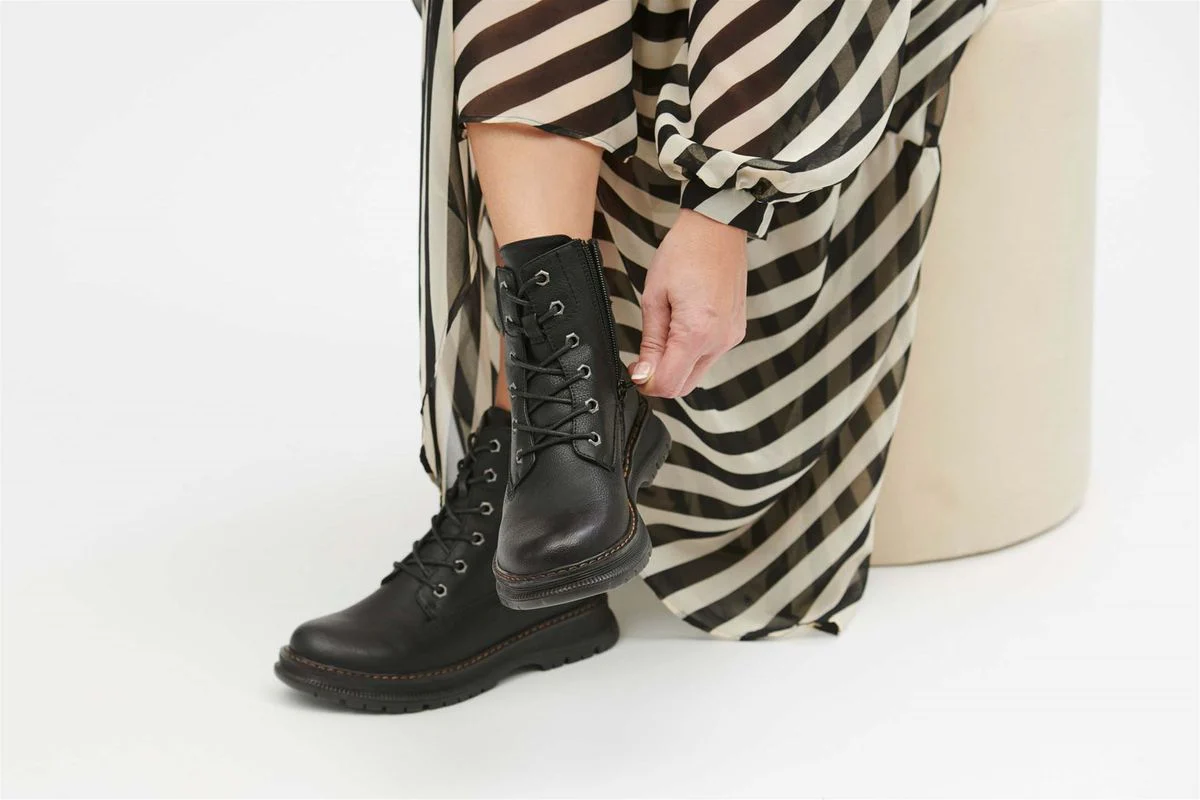 Romika Peyton 01 Zip Combat Boot - Image 4