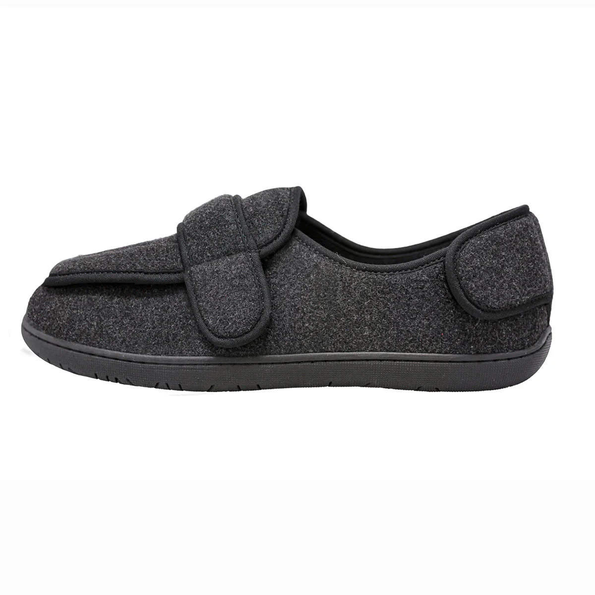 Physician L2 Black Wool Men's Slippers - Image 3