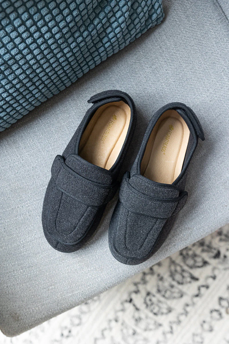 Physician L2 Black Wool Women's Slippers - Image 7