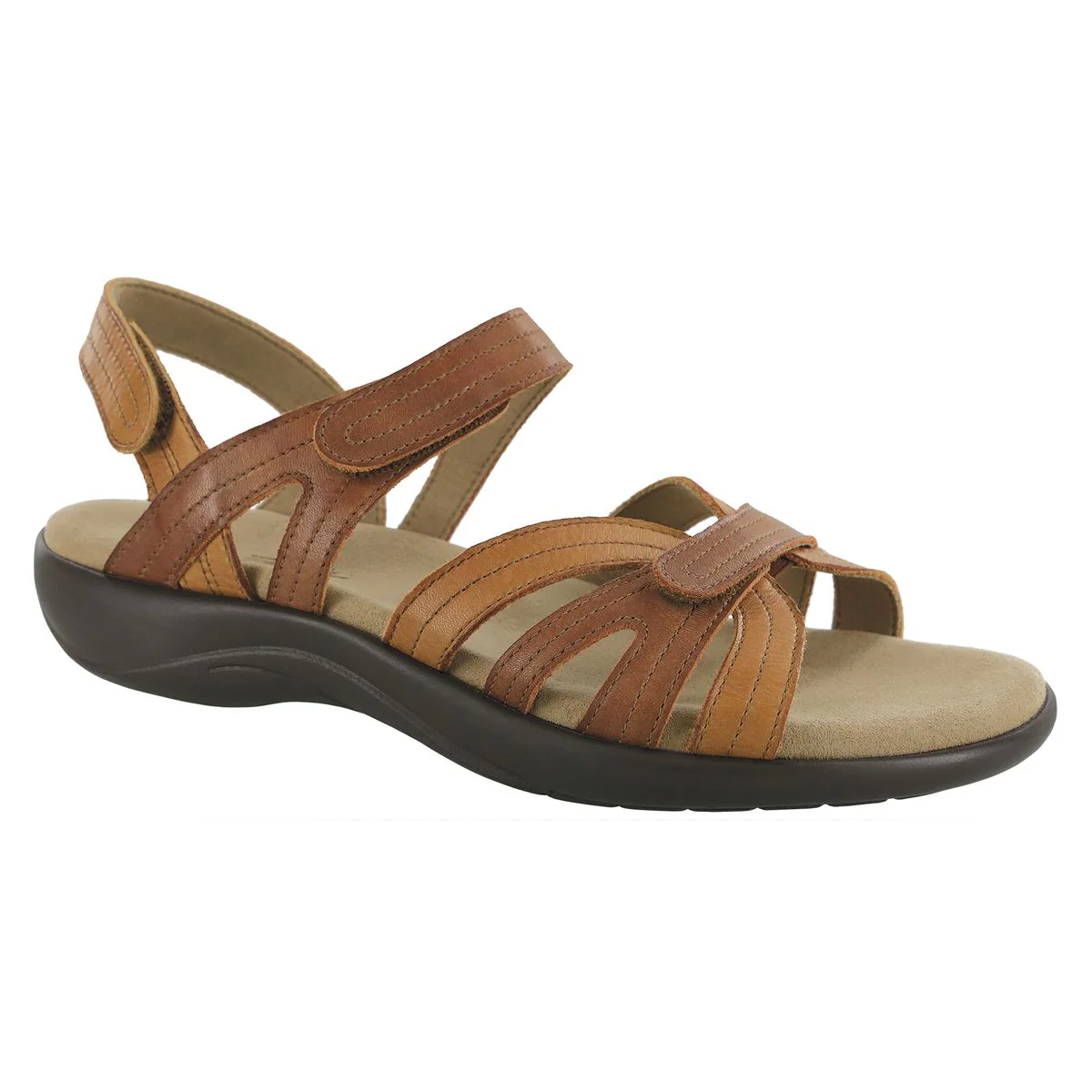 SAS Pier  Women's Heel Strap Sandal in Sepia