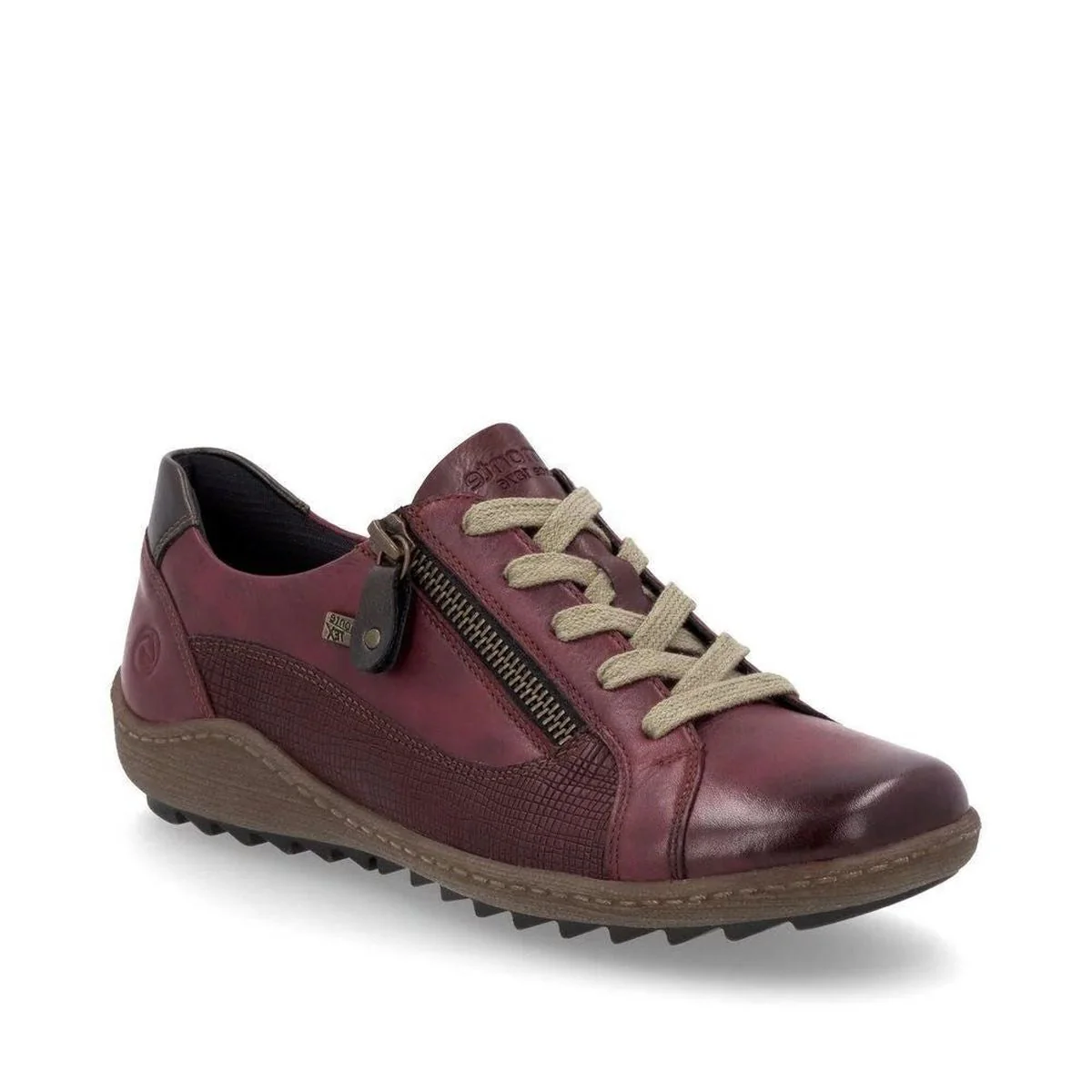 Remonte R1440 Women's Lace Up Shoe in Vino