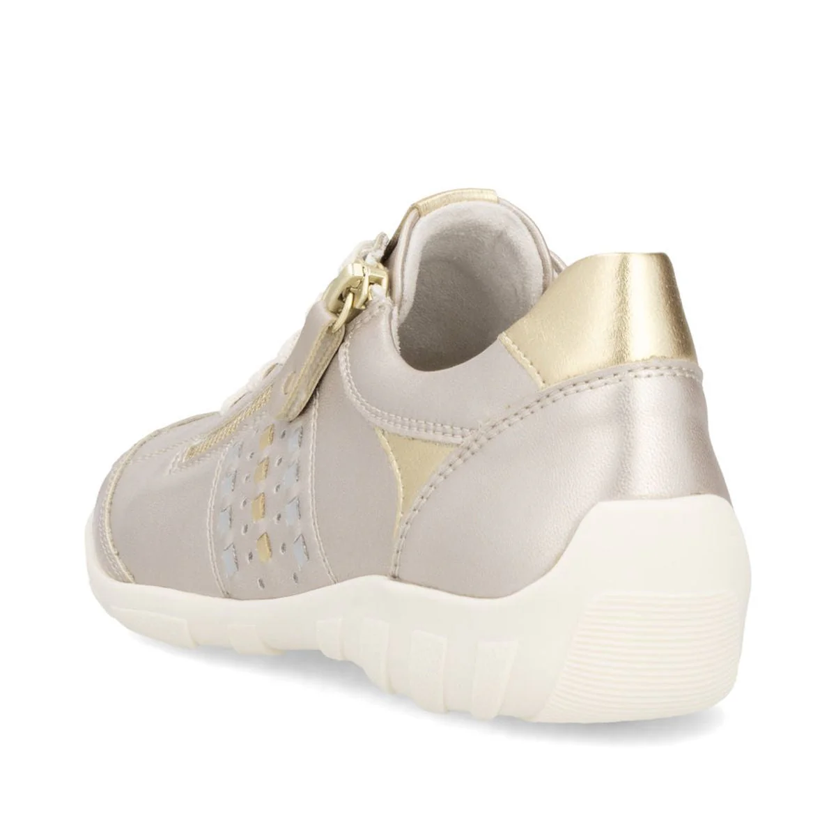 Remonte R3404 Lace Up Women's Shoe in Champagne - Image 3