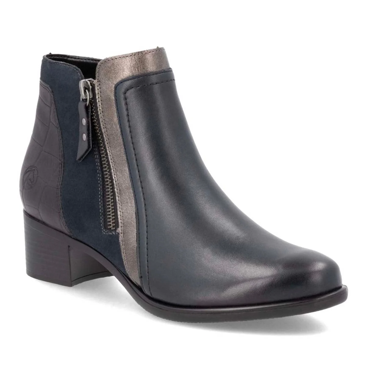 Remonte R5172 Women's Dress Boot in Blue