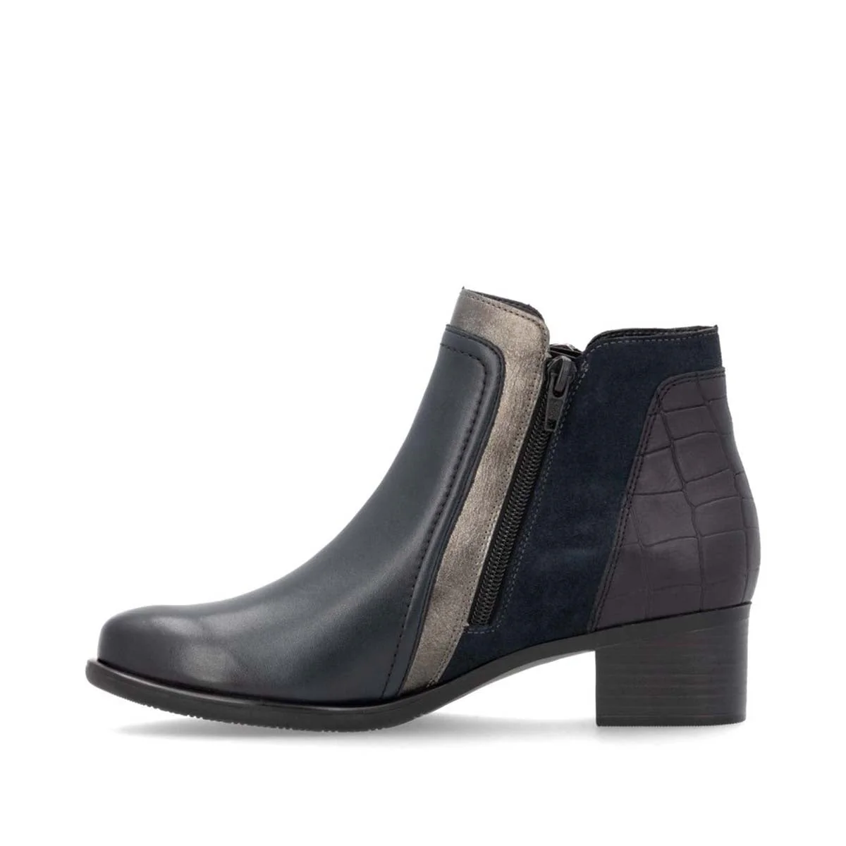 Remonte R5172 Women's Dress Boot in Blue - Image 2