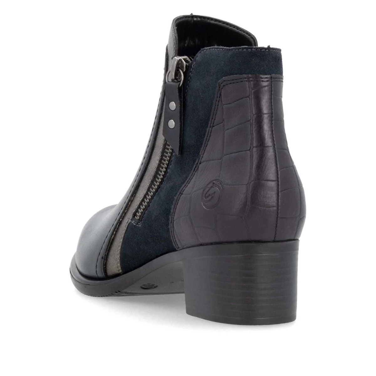 Remonte R5172 Women's Dress Boot in Blue - Image 3
