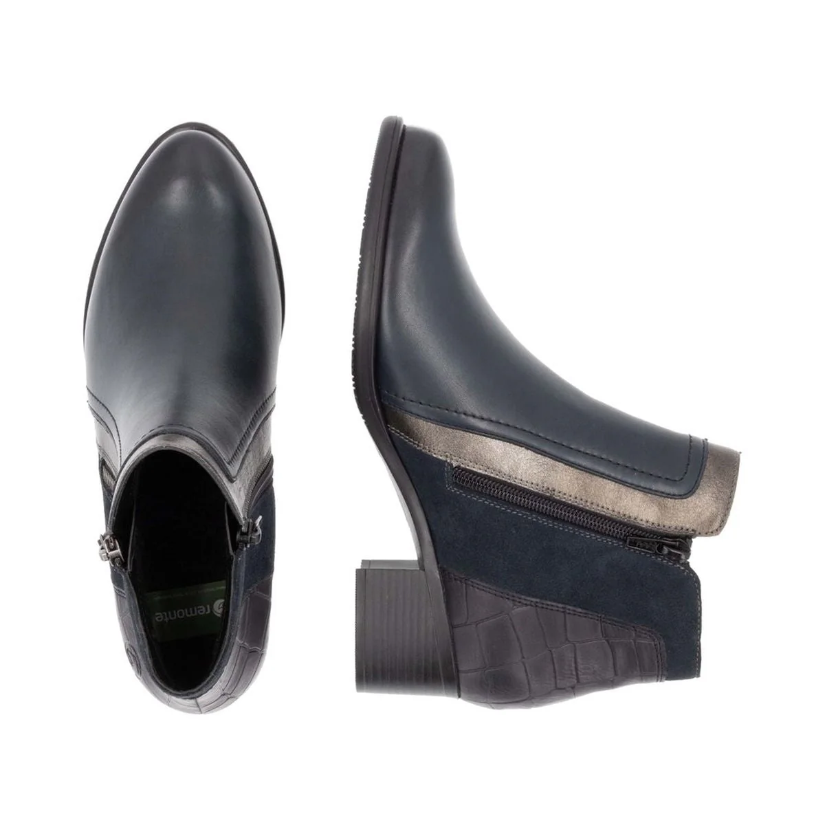 Remonte R5172 Women's Dress Boot in Blue - Image 5